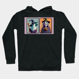 A Witch and Her Ghostly Friends Hoodie